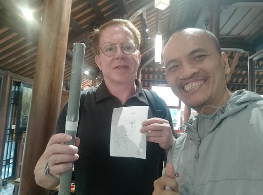 Thanh Phong Hoang in de studio