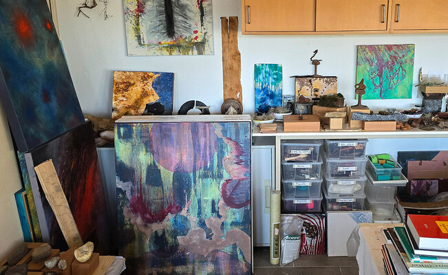 Nils Hoffmann en el estudio: Atelier