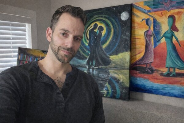 Eric Lilly in the Studio