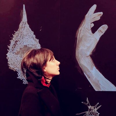Giorgia Moretti en el estudio
