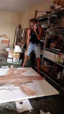 Damian Ebejer in the Studio