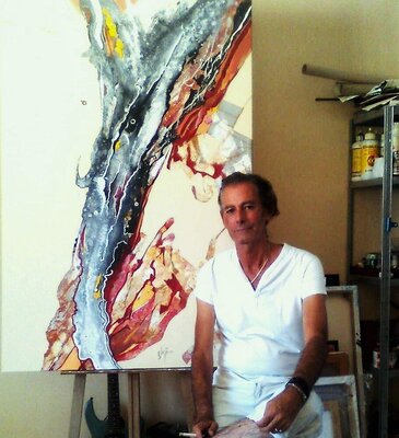 Damian Ebejer in the Studio