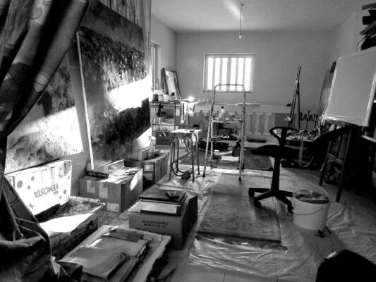 Damian Ebejer in the Studio