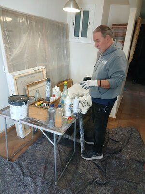 Paulí Josa Fenés in de studio