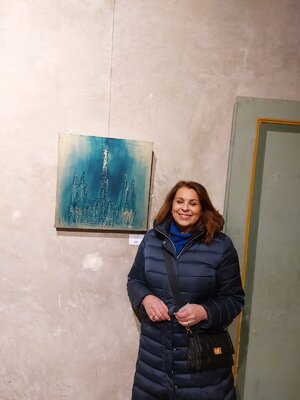Patrizia Cognetti im Studio