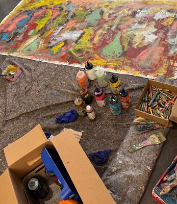 Jose Luis Benitez Segura in the Studio