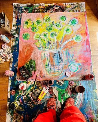Jose Luis Benitez Segura in the Studio