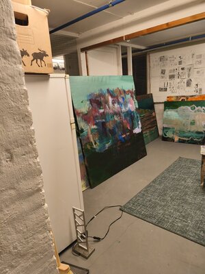 Joackim Schou Dahle in the Studio: My studio in Gjøvik