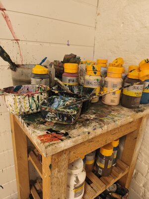 Joackim Schou Dahle in the Studio: I usually say that a visual artist's greatest talent is variety and interest in the expression you work with. Repeating yourself is the biggest mistake you can make. That is my starting point for developing as an artist. One of my characteristics is