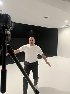 AJ Smith in the Studio