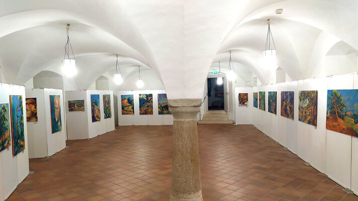 Florian Weiss en el estudio: Burgmuseum Parsberg Säulensaal