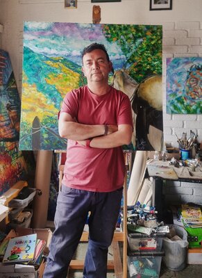 Javier Parra in the Studio: Mi atelier