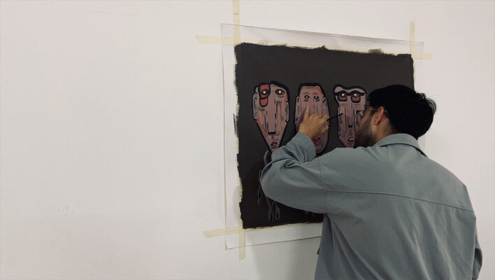 Liban Finser im Studio