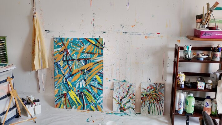 Francesca Tesoriere in de studio: Last finished ones