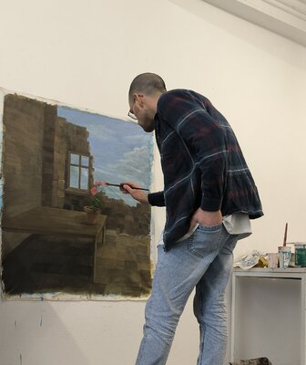Nico Birk in the Studio