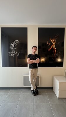 Benjamin Auffret in the Studio