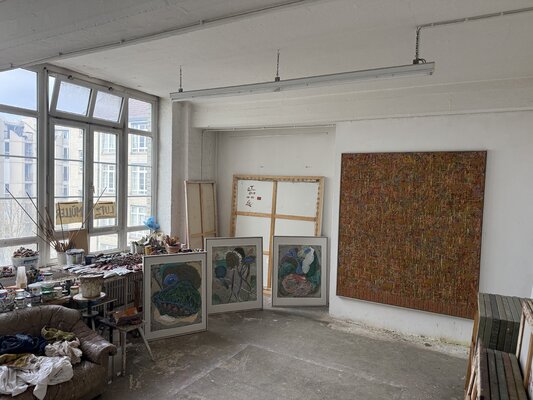 lutz müller in de studio: ATELIER