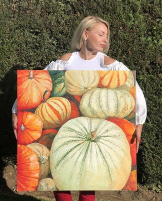 Ulyana Korol in the Studio: “Pumpkin harvest”