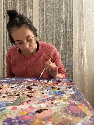 Valeria Pianese in de studio: Ispirazione notturna…