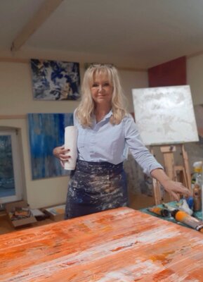 Sigrid Bautze-Klinder nello studio