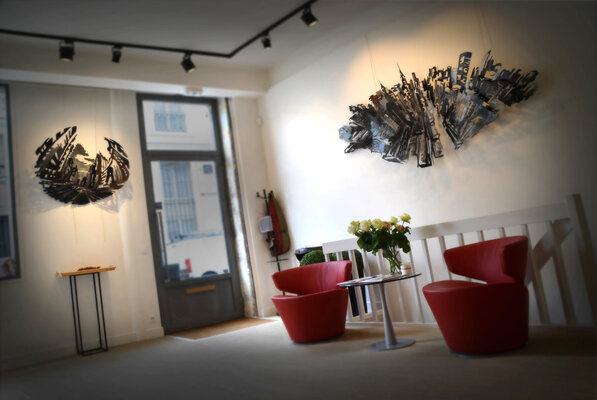 Frédéric Daty in de studio: Exposition Paris