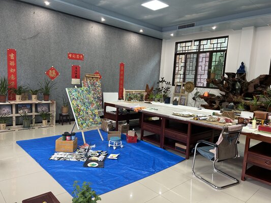 Celia Ko in the Studio