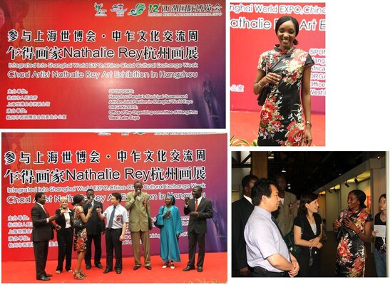 Nathalie REY nello studio: Invitée d'honneur au Musée de West Lake durant ma participation à l'Exposition Universelle de Shanghai 2010