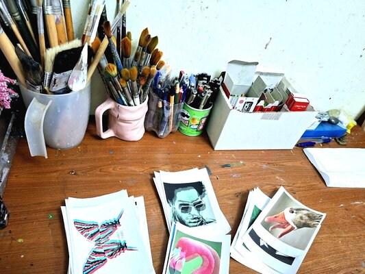 Roi Pajursky in the Studio