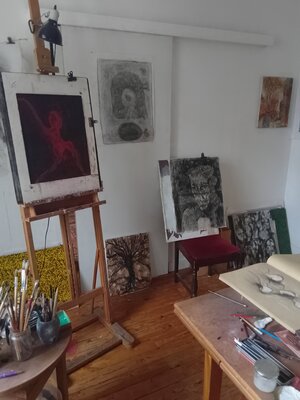 Pascal Maffre en el estudio: Atelier