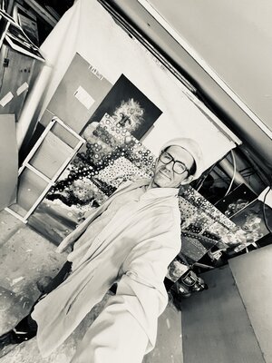 Julian Verweyen in de studio