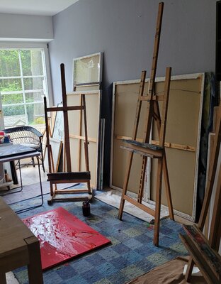 Nadya Hauswald in the Studio: Arbeitsraum
