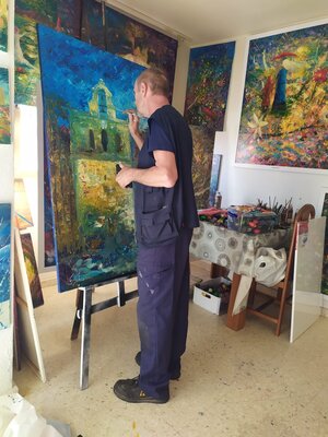 Miroslav Spadrna nello studio
