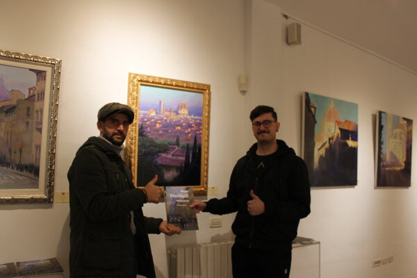 Revaz Tcheishvili in the Studio