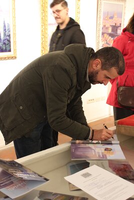 Revaz Tcheishvili in the Studio