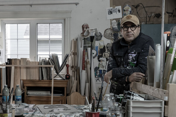 Tawfiq Chichani in the Studio