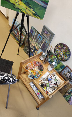 Natalia Miasnikova in the Studio
