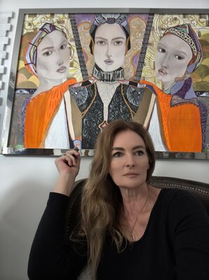 Ines Duarte in the Studio