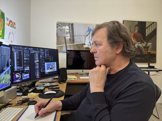 Michael Eugene Katz in the Studio