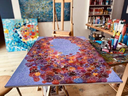 Michelle Kranz nello studio