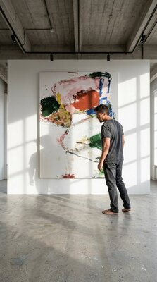 André Wirsing in de studio