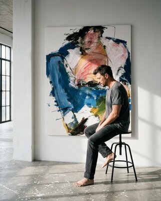 André Wirsing in de studio