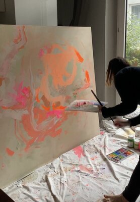 Anastasia Pris en el estudio: Work in Progress, im Studio
