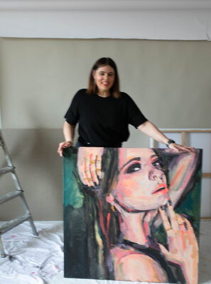 Anastasia Pris en el estudio
