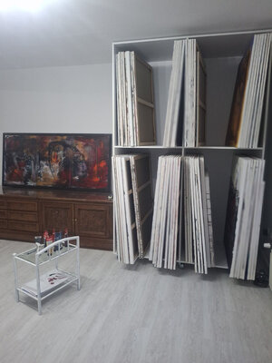Danijela Jovic en el estudio: My studio in Belgrade, Serbia