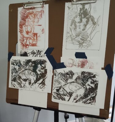 Gabriel Broady im Studio: Work in the Making