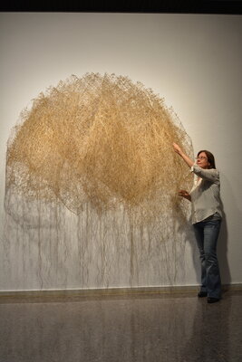 Carmen Anzano in the Studio: Instalación en Fundación Vilacasas