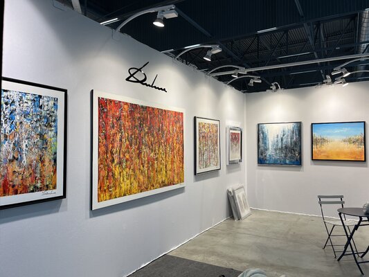 Richard Dubure im Studio: Salon Art 3F strasbourg 2025
