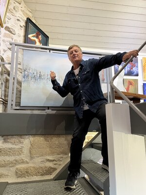 Richard Dubure im Studio: Galerie du vieux pont - Treignac Corrèze