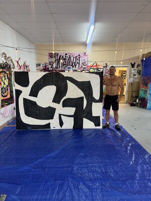 Andrew Lennon in de studio: In Gallery