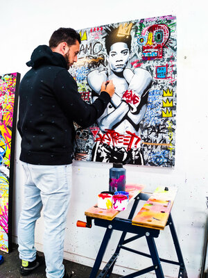 Vincent Bardou nello studio